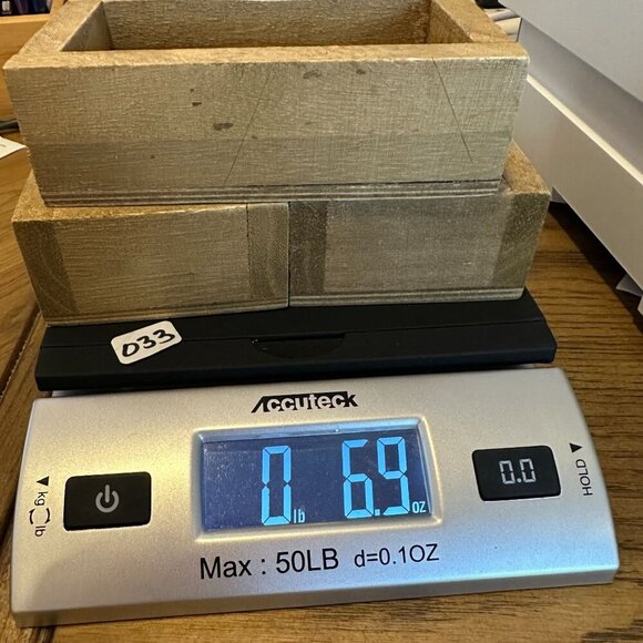 Rustic Wooden Block Signs 5in Farmhouse Primitive Tabletop Decor Accent Neutral - Picture 10 of 10